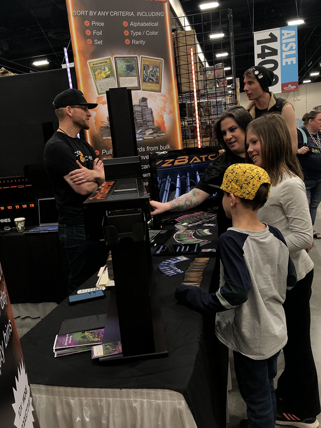 The TCG Machines Team exhibiting at the Calgary Expo