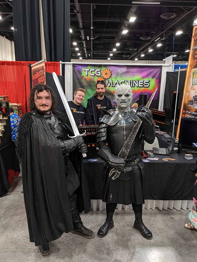 The TCG Machines Team exhibiting at the Calgary Expo