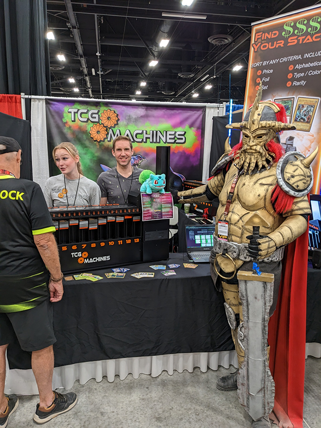 The TCG Machines Team exhibiting at the Calgary Expo